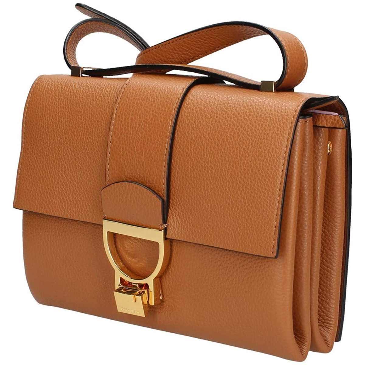 Handbag grainy leather