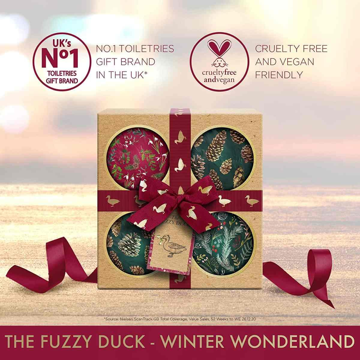 Fuzzy duck 4 sfere da bagno 120 gr