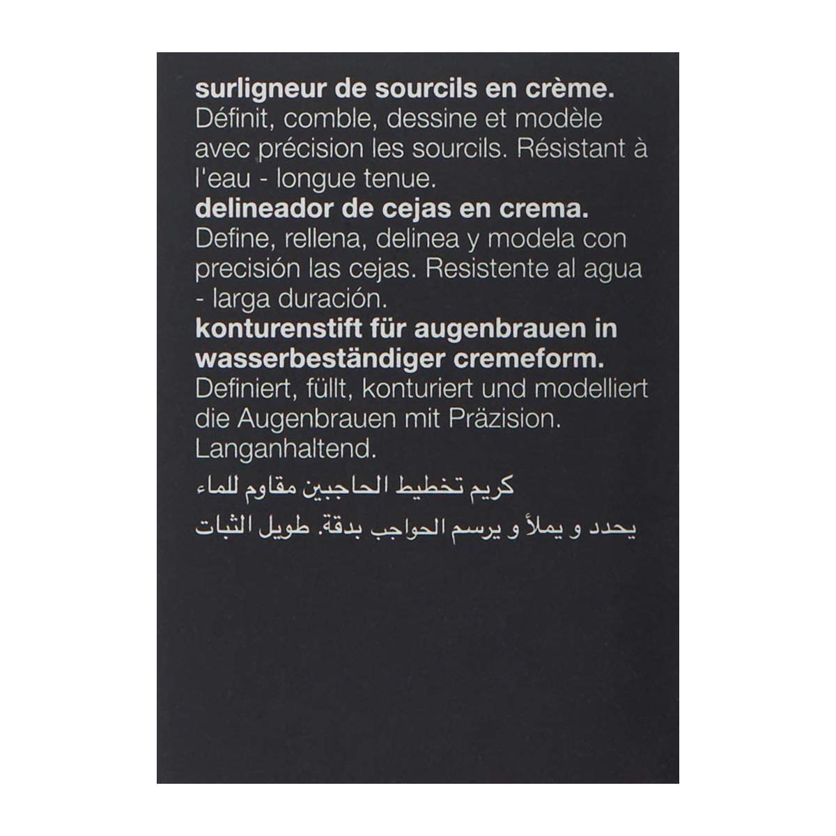 Delineatore sopracciglia in crema resistente allacqua 01