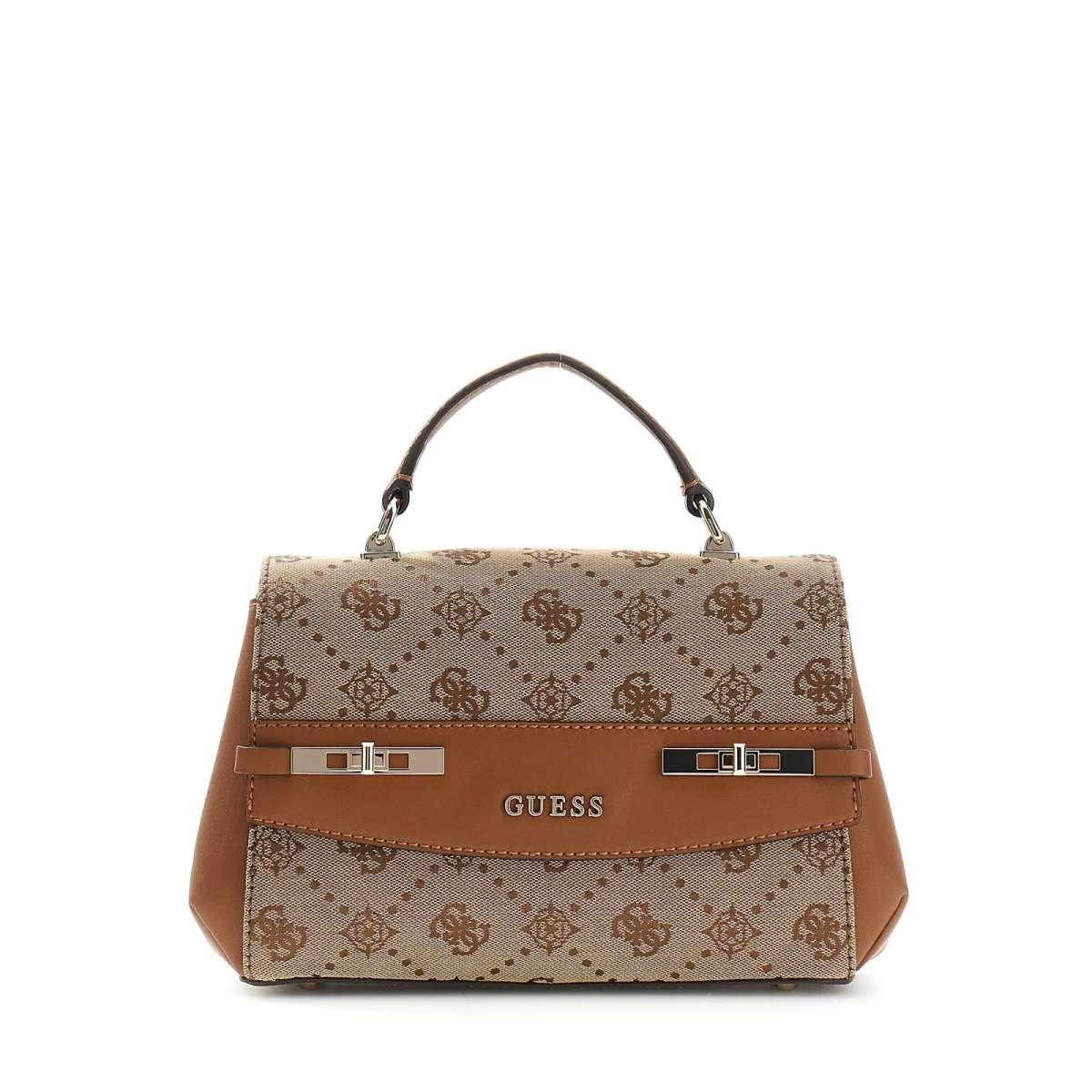 Melinda logo top handle flap