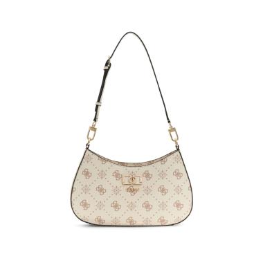 Emelie logo top zip shldr bag